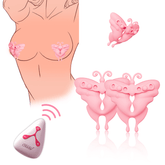 Butterfly Invisible Wearable Nipple Clamp Vibrator